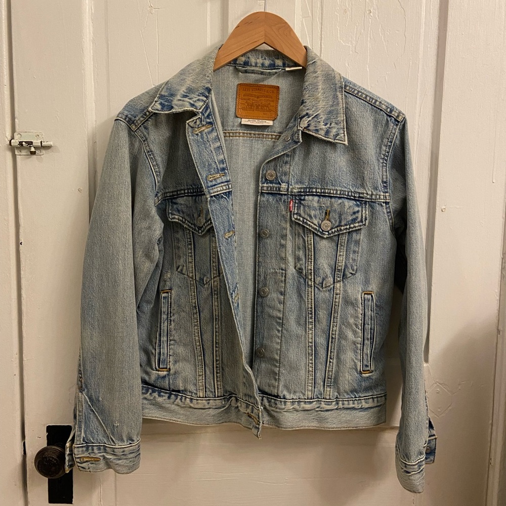 Gently Distressed Levi’s Jean Jacket - Small